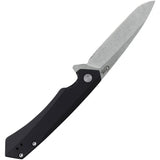 Case Kinzua Framelock Knife 4.75in Closed S35VN Stonewash Blade Premium Black Aluminum Handle EDC by Case Cutlery