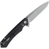 Case Kinzua Framelock Knife 4.75in Closed S35VN Stonewash Blade Premium Black Aluminum Handle EDC by Case Cutlery