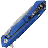 Case Kinzua Framelock Aluminum Folding Knife With S35VN Tanto Blade And Blue Handle For EDC Enthusiasts by Case Cutlery