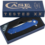 Case Kinzua Framelock Aluminum Folding Knife With S35VN Tanto Blade And Blue Handle For EDC Enthusiasts by Case Cutlery