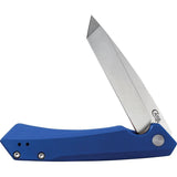 Case Kinzua Framelock Aluminum Folding Knife With S35VN Tanto Blade And Blue Handle For EDC Enthusiasts by Case Cutlery