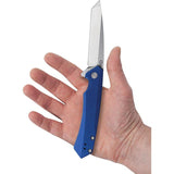 Case Kinzua Framelock Aluminum Folding Knife With S35VN Tanto Blade And Blue Handle For EDC Enthusiasts by Case Cutlery