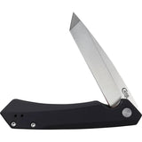 Case Cutlery Kinzua Framelock Folding Knife S35VN Tanto 3.75in Blade Black Aluminum Handle EDC by Case Cutlery