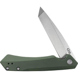 Case Cutlery Kinzua Framelock Knife With S35VN Tanto Blade OD Green Aluminum Handle EDC Ready by Case Cutlery
