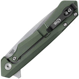 Case Cutlery Kinzua Framelock Knife With S35VN Tanto Blade OD Green Aluminum Handle EDC Ready by Case Cutlery