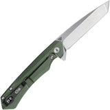 Case Cutlery Kinzua Framelock Knife With S35VN Tanto Blade OD Green Aluminum Handle EDC Ready by Case Cutlery
