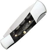 Case Cutlery Lockback Jigged Buffalo Horn Handle Knife 3in Closed For Collectors by Case Cutlery