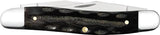 Case Muskrat Pocket Knife For Collectors Buffalo Horn Handle Stainless Steel Dual Clip Blades 3.88 Inch Closed by Case Cutlery