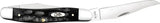 Case Muskrat Pocket Knife For Collectors Buffalo Horn Handle Stainless Steel Dual Clip Blades 3.88 Inch Closed by Case Cutlery
