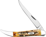 Case Cutlery Toothpick Knife Bonestag Handle With Premium Stainless Clip Blade 4.25 Inch Closed For Collectors by Case Cutlery