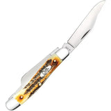 Case Stockman Knife 6.5 Bonestag Premium Stainless Clip Sheepsfoot Spey Blades For EDC Enthusiasts by Case Cutlery