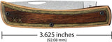 Case Cutlery Sod Buster Jr Knife Crossroads S35VN Skinner 3.63 Inch Stonewashed Wood Handle For Outdoor Enthusiasts by Case Cutlery