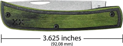 Case Cutlery Sod Buster Jr Outdoor Knife With S35VN Skinner Blade 3.63in Closed Stonewash Handle For Outdoorsmen by Case Cutlery
