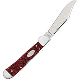 Case Cutlery Mini Copperlock Knife With Ruby Stardust Kirinite Handle Premium Stainless Locking Blade For Collectors by Case Cutlery