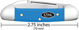 Case Butterbean Light Blue Synthetic Pocket Knife 2.75 Inch Closed Featuring Spear And Pen Blades For Collectors by Case Cutlery