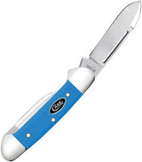 Case Butterbean Light Blue Synthetic Pocket Knife 2.75 Inch Closed Featuring Spear And Pen Blades For Collectors by Case Cutlery