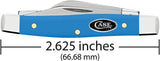 Case Cutlery Stockman Knife Light Blue Synthetic 68904 With Mirror Finish Blades For EDC Collectors by Case Cutlery