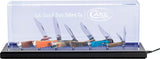 Case Cutlery Illuminated Dome Display Cabinet For Six Folding Knives In Walnut With Magnetic Posts by Case Cutlery