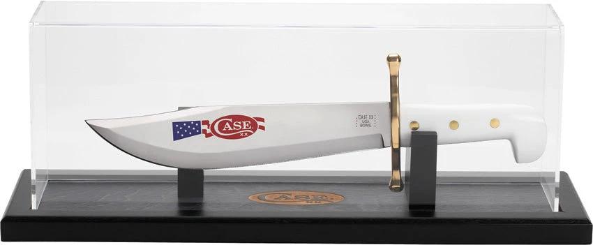 Case Cutlery Kodiak Hunter Magnetic Display Case With Walnut Base And Engraving Plate For Collectors by Case Cutlery