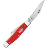Case Cutlery Stockman Knife American Workman 4375 CS Large Red Handle Stonewashed Carbon Steel Blades Collectors by Case Cutlery