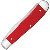 Case Trapper Knife American Workman 73930 Premium Carbon Steel Clip And Spey Blades Red Synthetic Handle For Collectors by Case Cutlery