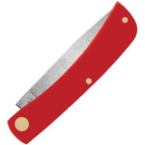 Case Sod Buster Jr Skinner Knife Red Synthetic Handle 3.63 Inch Closed Carbon Steel Outdoor Tool by Case Cutlery