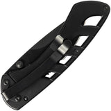 Case TecX ExoLock Black EDC Knife For Outdoor Enthusiasts 4In Closed 3In Partially Serrated Blade by Case Cutlery