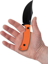 Case Cutlery CT3 Skinner Knife Chris Taylor 8In Full Tang Rugged Orange G10 Handle For Hunters by Case Cutlery