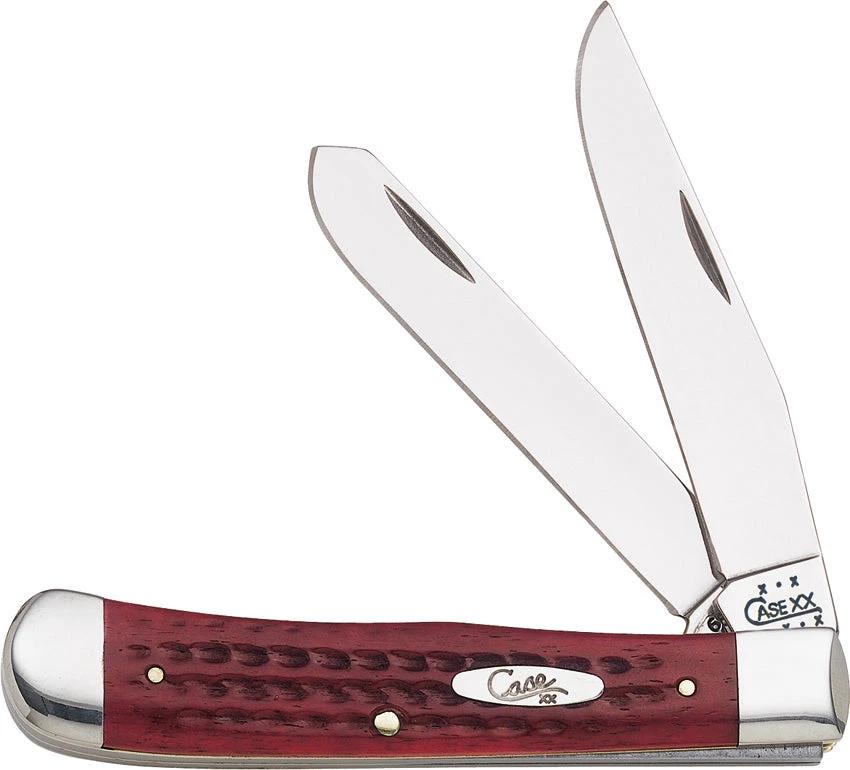 Case Cutlery Trapper Red Pocket Worn 00783 by Case Cutlery