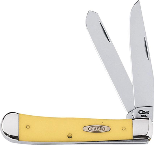 Case Cutlery Trapper Yellow Stainless 80161 by Case Cutlery
