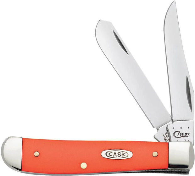 Case Cutlery Mini Trapper Orange Synthetic 80505 by Case Cutlery