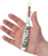 Case Cutlery Sportsman Trapper Deer Pattern 4.13in Folding Knife With Clip And Spey Blades by Case Cutlery