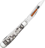 Case Cutlery Sportsman Trapper Deer Pattern 4.13in Folding Knife With Clip And Spey Blades by Case Cutlery