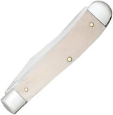 Case Cutlery Sportsman Trapper Elk Artwork Inlay Knife With Natural Bone Handle And Stainless Blades by Case Cutlery