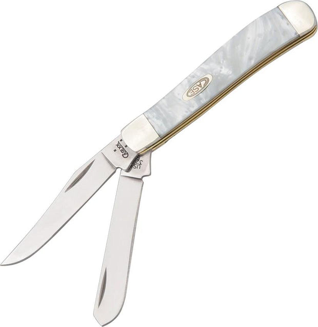 Case Cutlery Mini Trapper White Pearl 9207WP by Case Cutlery
