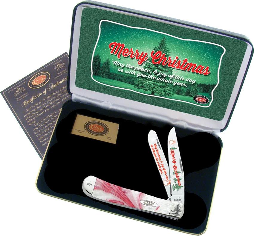 Case Cutlery Merry Christmas Trapper CAT-MC/PM by Case Cutlery