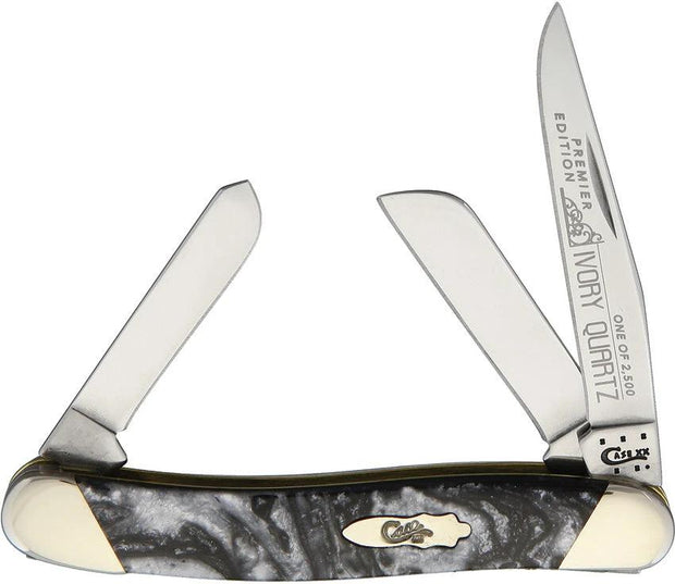 Case Cutlery Medium Stockman Ivory Quartz S9318IQ by Case Cutlery