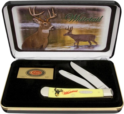 Case Cutlery Whitetail Trapper Knife Gift Box Collectors by Case Cutlery