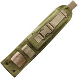 Combative Edge Salus Fixed Blade Knife CPM-3V Tanto 10.5in Green Micarta Full Tang For Tactical Enthusiasts MOLLE Sheath by Combative Edge