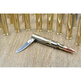 Caliber Gourmet Bullet Pocket Knife CBG-1004 For EDC Enthusiasts, 3.25-Inch Closed, 1.5-Inch Mirror Pen Blade by Caliber Gourmet