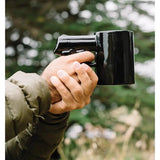 Caliber Gourmet Gun Mug Black Ceramic 18 Oz For Gun Enthusiasts Hand Wash Only Not Microwave Safe by Caliber Gourmet