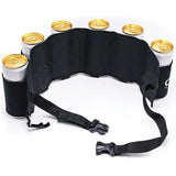 Caliber Gourmet Glasses Bottle Opener Belt Holds 6 Beer Cans Or Bottles For Party Enthusiasts by Caliber Gourmet