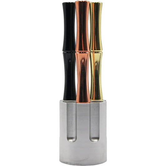 Caliber Gourmet Pen Cylinder Set With Three Finish Pens CBG1062 Premium Desk Accessory For Collectors by Caliber Gourmet