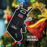 Caliber Gourmet Tactical Stocking Black For Hunters Durable Nylon With Hook And Loop Patches by Caliber Gourmet