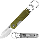 Caliber Gourmet Framelock 12 Piece Display Knife Set Satin Blade Orange Handle For Retail Buyers by Caliber Gourmet