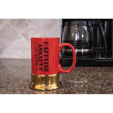 Caliber Gourmet Caffeine Assault Mug Shotgun Shell Ceramic 13.5 oz for Coffee Lovers by Caliber Gourmet