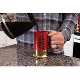 Caliber Gourmet Caffeine Assault Mug Shotgun Shell Ceramic 13.5 oz for Coffee Lovers by Caliber Gourmet