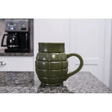 Caliber Gourmet Grenade Mug Ceramic 22 Oz Green Finish Unique Gift For Coffee Lovers by Caliber Gourmet