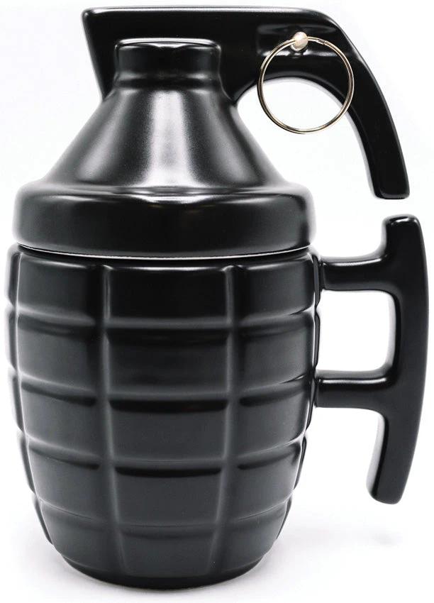 Caliber Gourmet Grenade Mug With Lid CBG-M-1069 by Caliber Gourmet