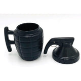 Caliber Gourmet Grenade Mug With Lid 22oz Insulated Ceramic Keeps Drinks Hot 1 Hour For Coffee Lovers by Caliber Gourmet